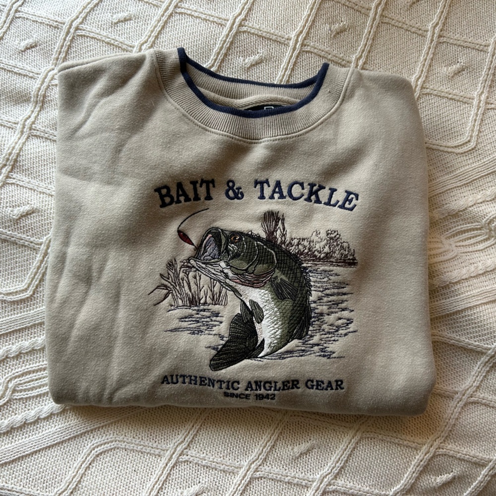 Croft & Barrow Tan Crew Neck Sweater